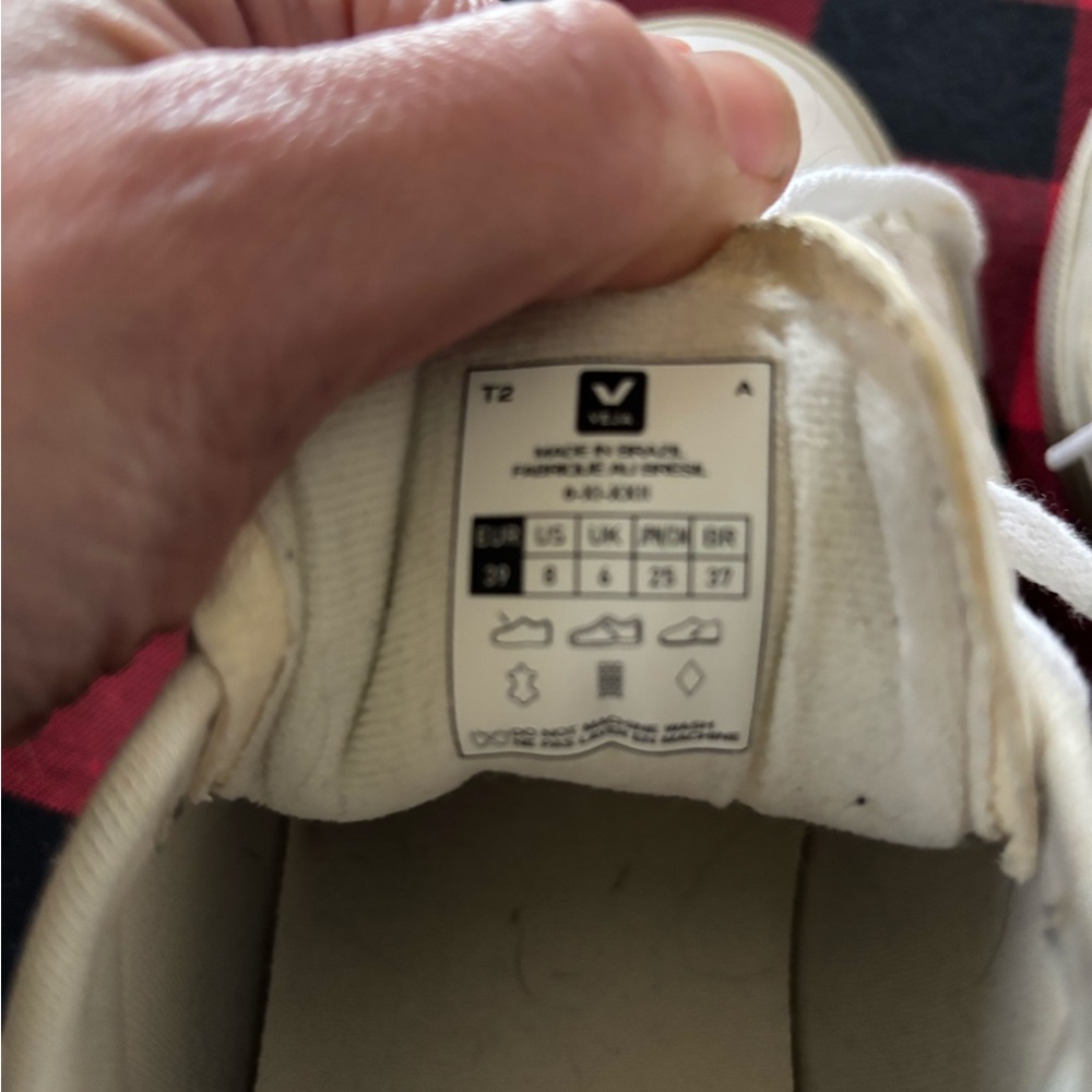 Veja White and Black Sneakers - Picture 6 of 6